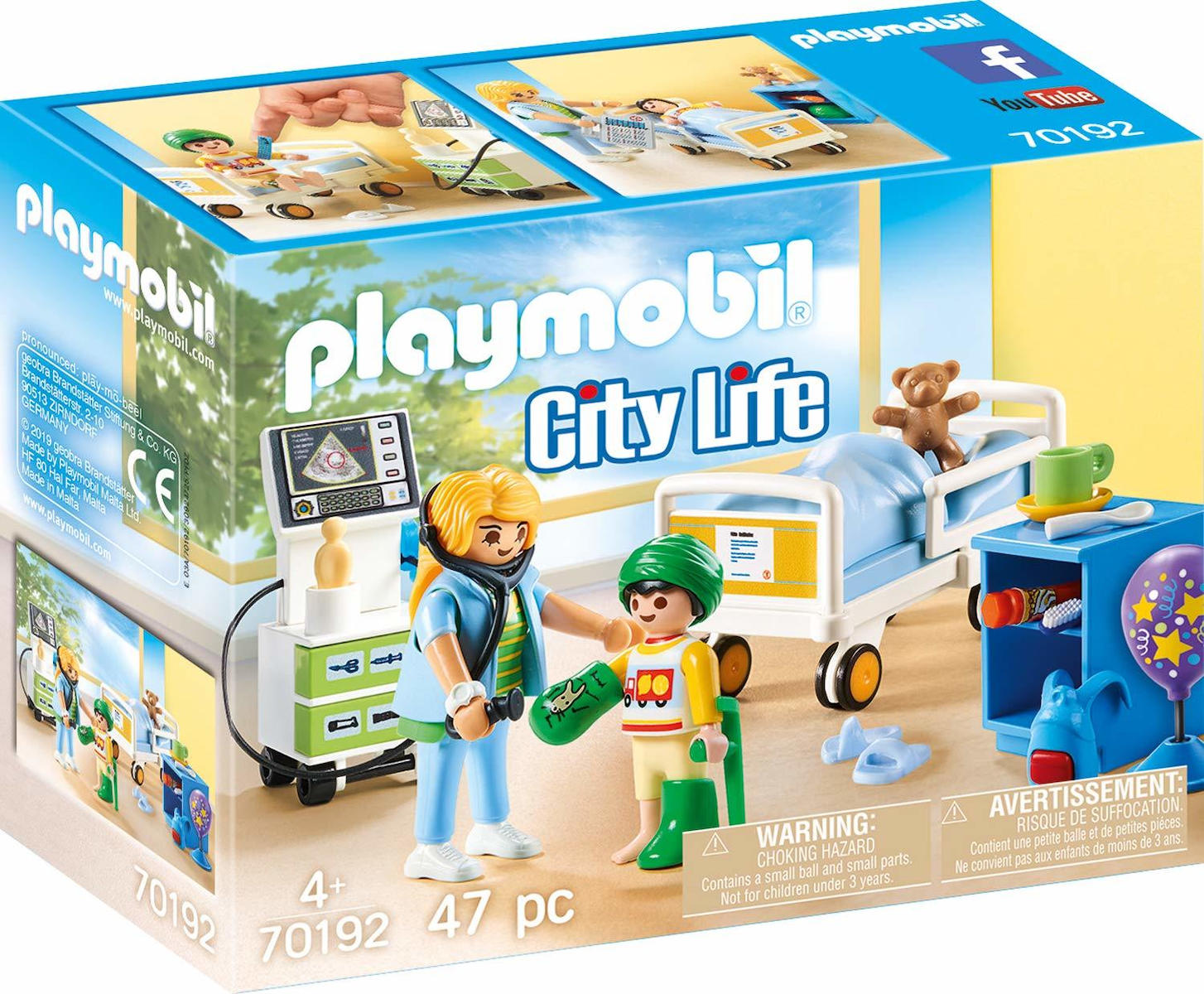 Playmobil City Life: Children's Hospital Room